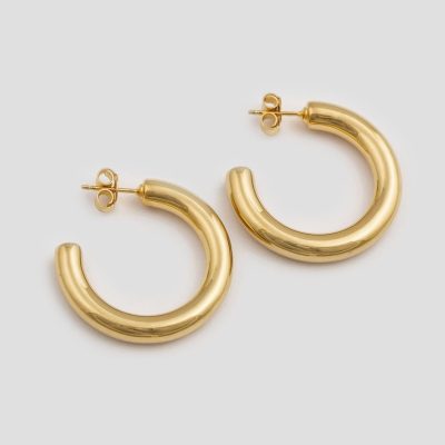 خرید گوشواره حلقه ای طلایی
